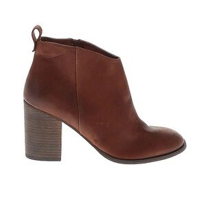 BP Brown Leather Ankle Boots